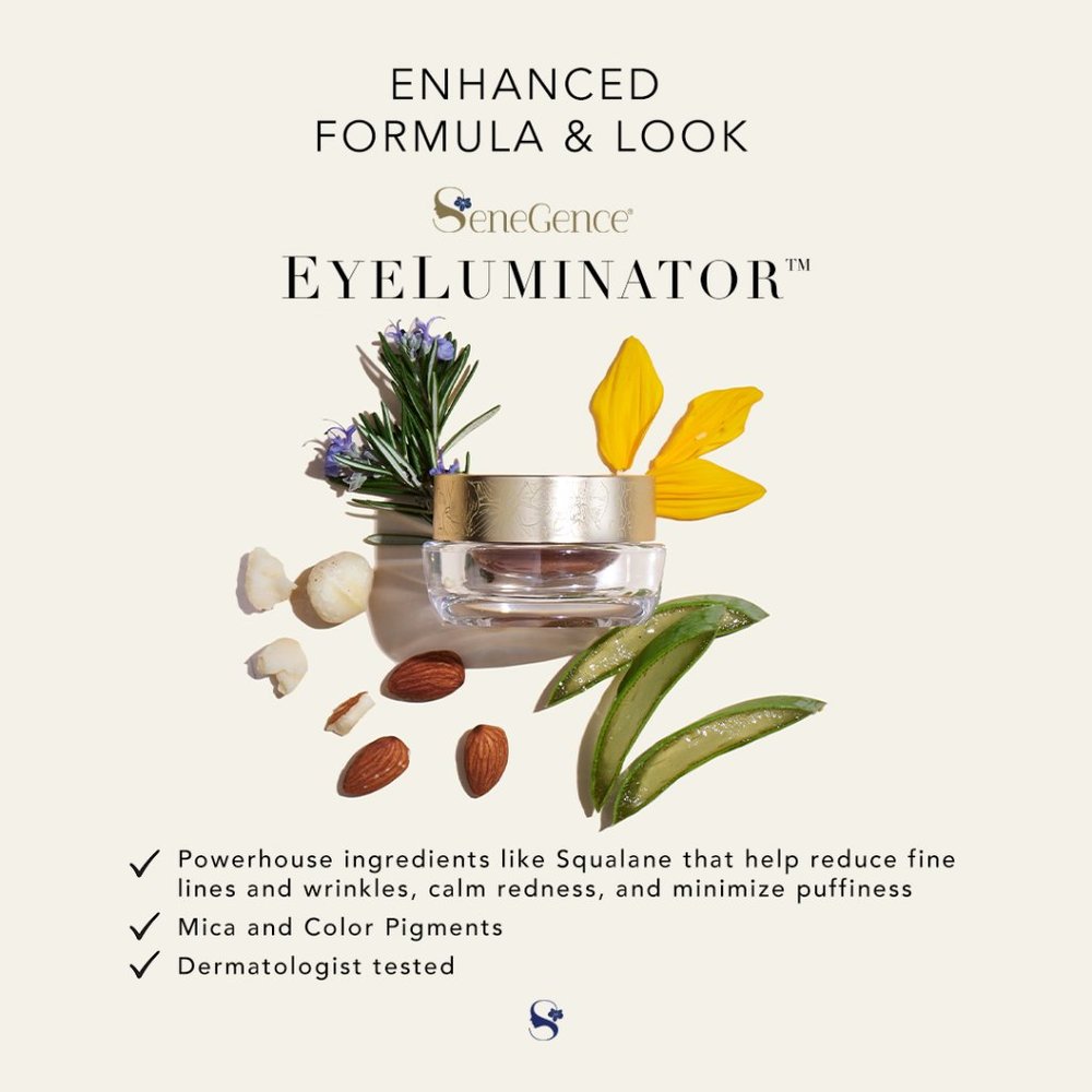 NEW EYELUMINATOR UNDER EYE BRIGHTENING CREAM: LIGHT, MEDIUM, DEEP - Picture 3 of 8